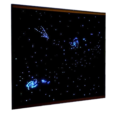 Напольный ковер «Звездное небо» | Приборы со светодиодами и оптическим волокном